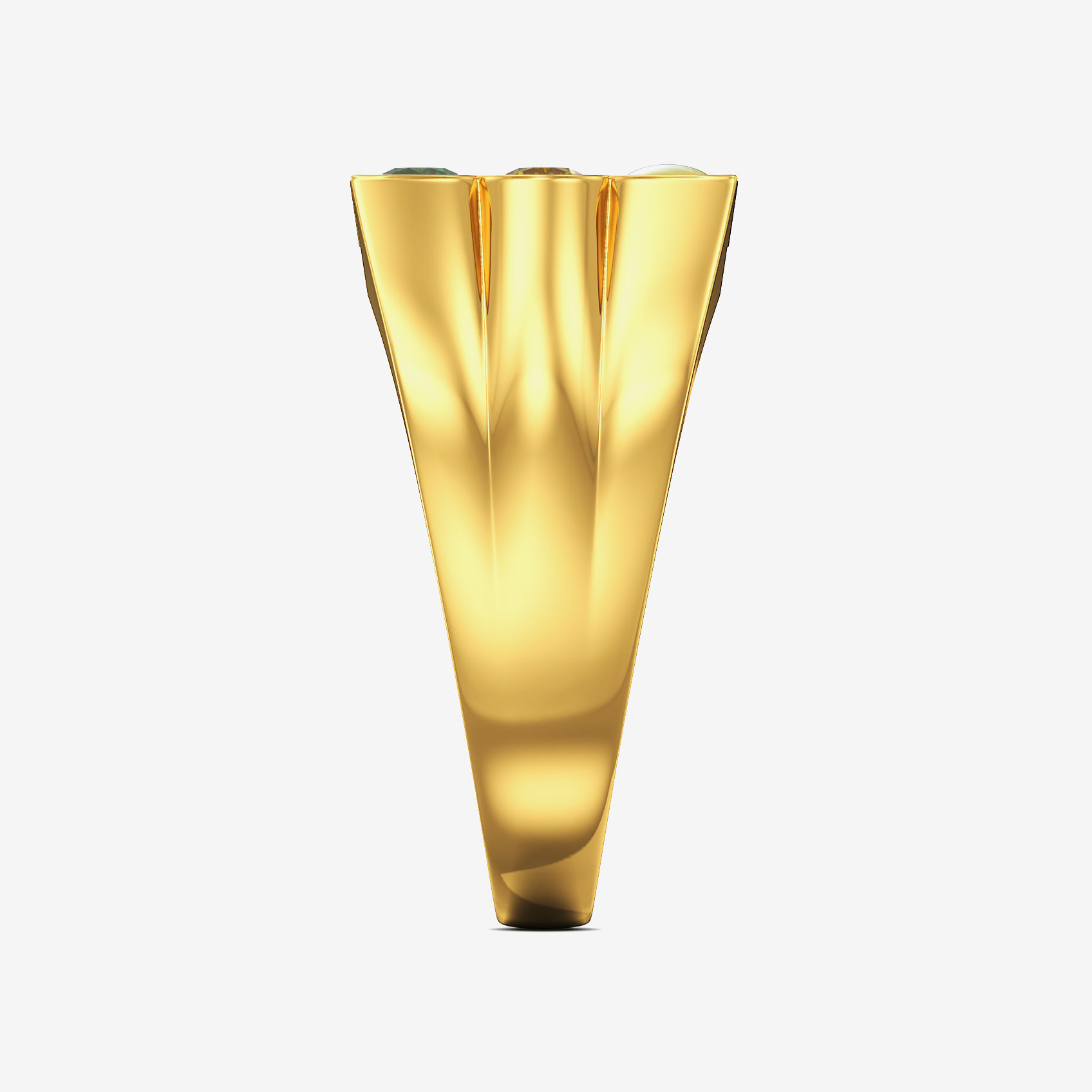 Brilliant Blessings Navratna Gold Ring alternate view 3