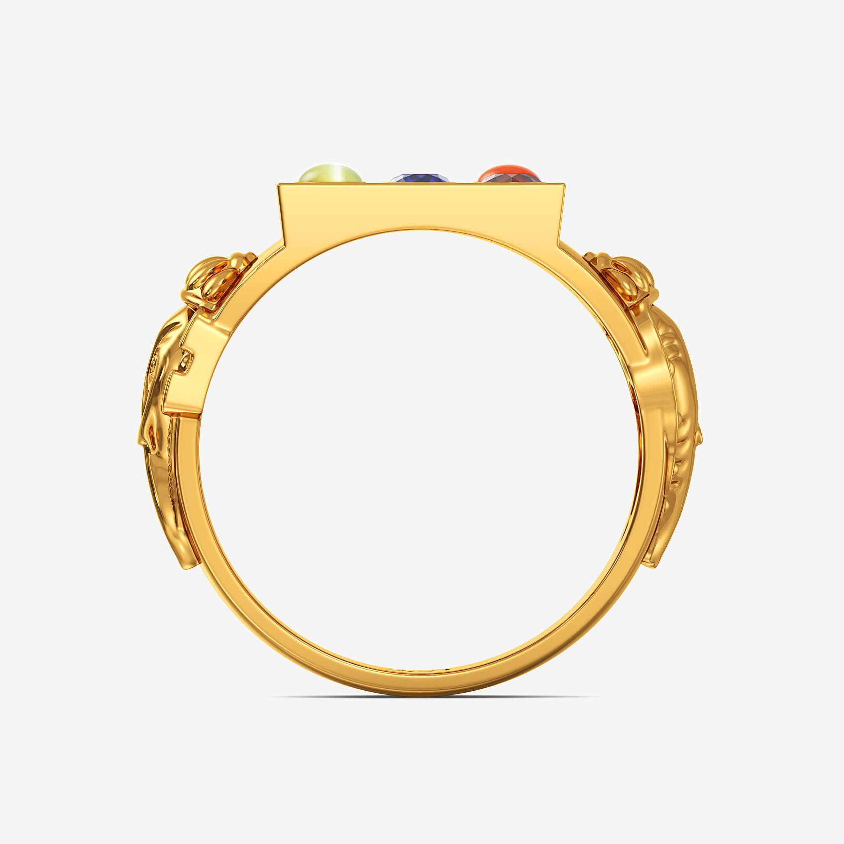 Eternal Navratna Mens Ring alternate view 2