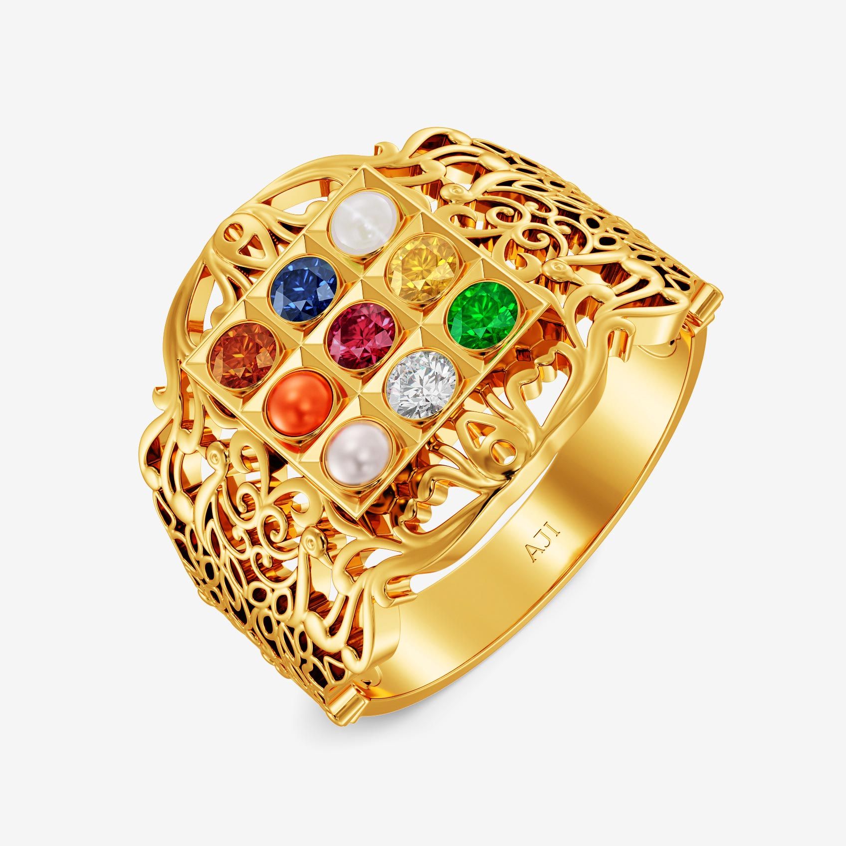 Grand Mens Navratna Ring