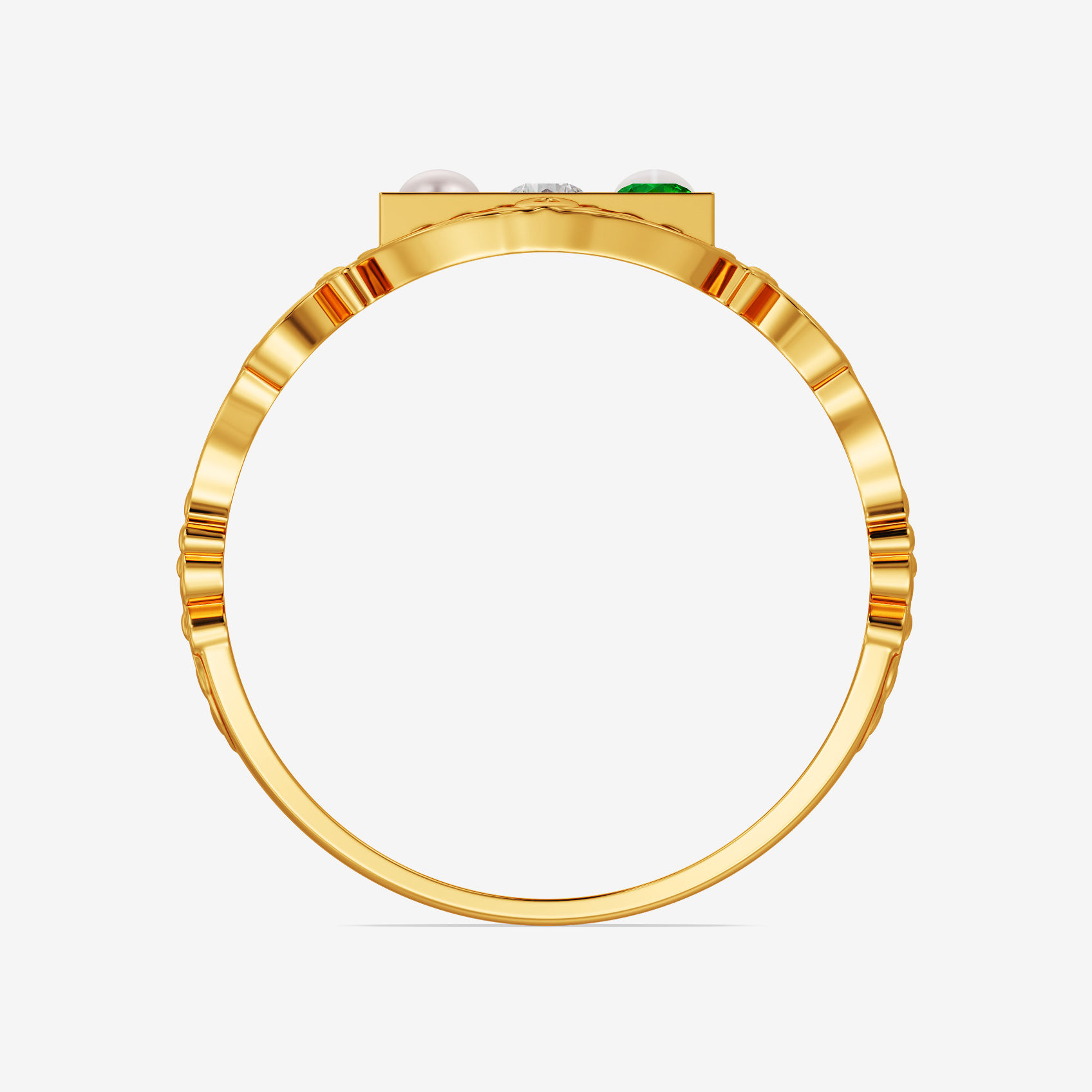 Grand Mens Navratna Ring alternate view 1