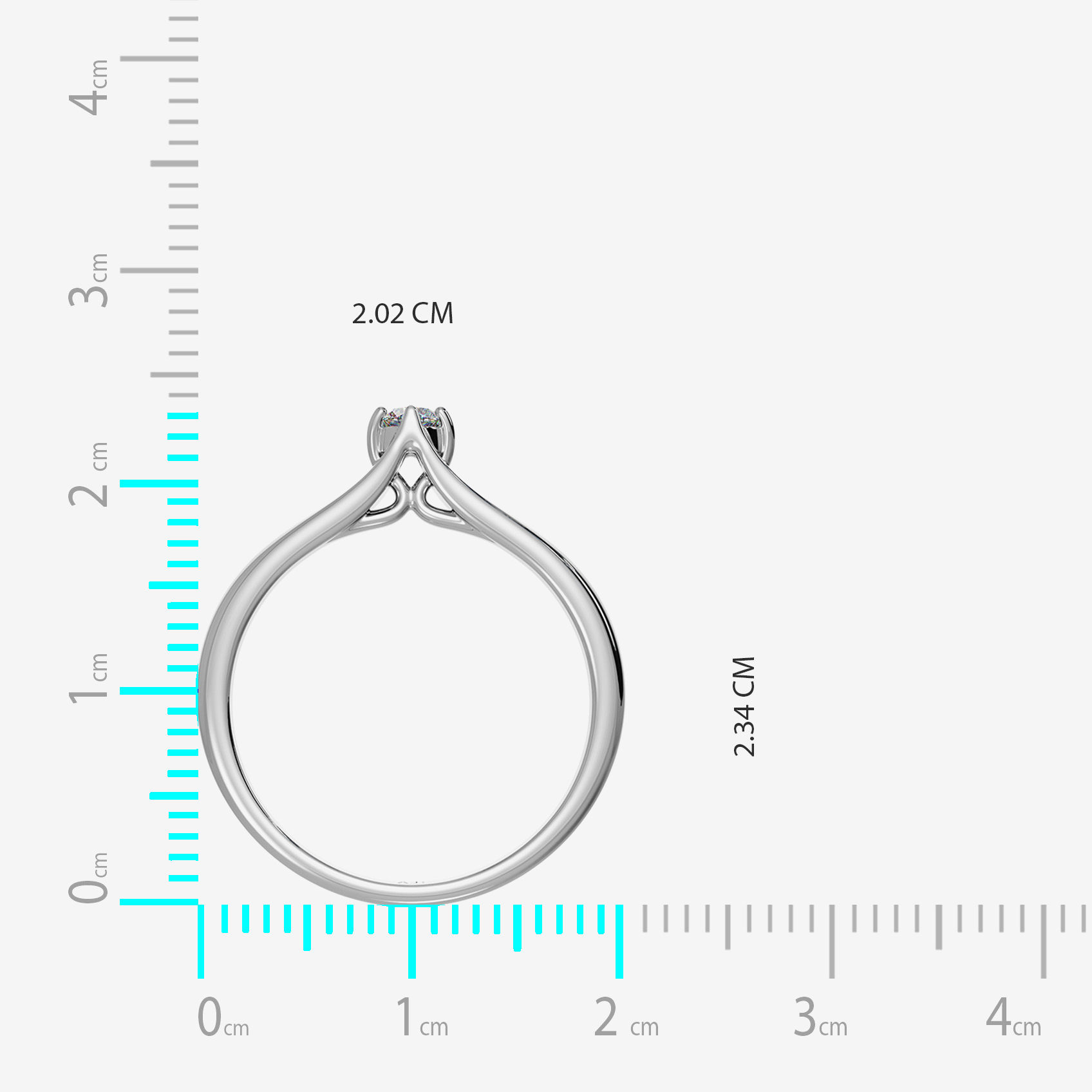 Luminosity Platinum Women Ring image