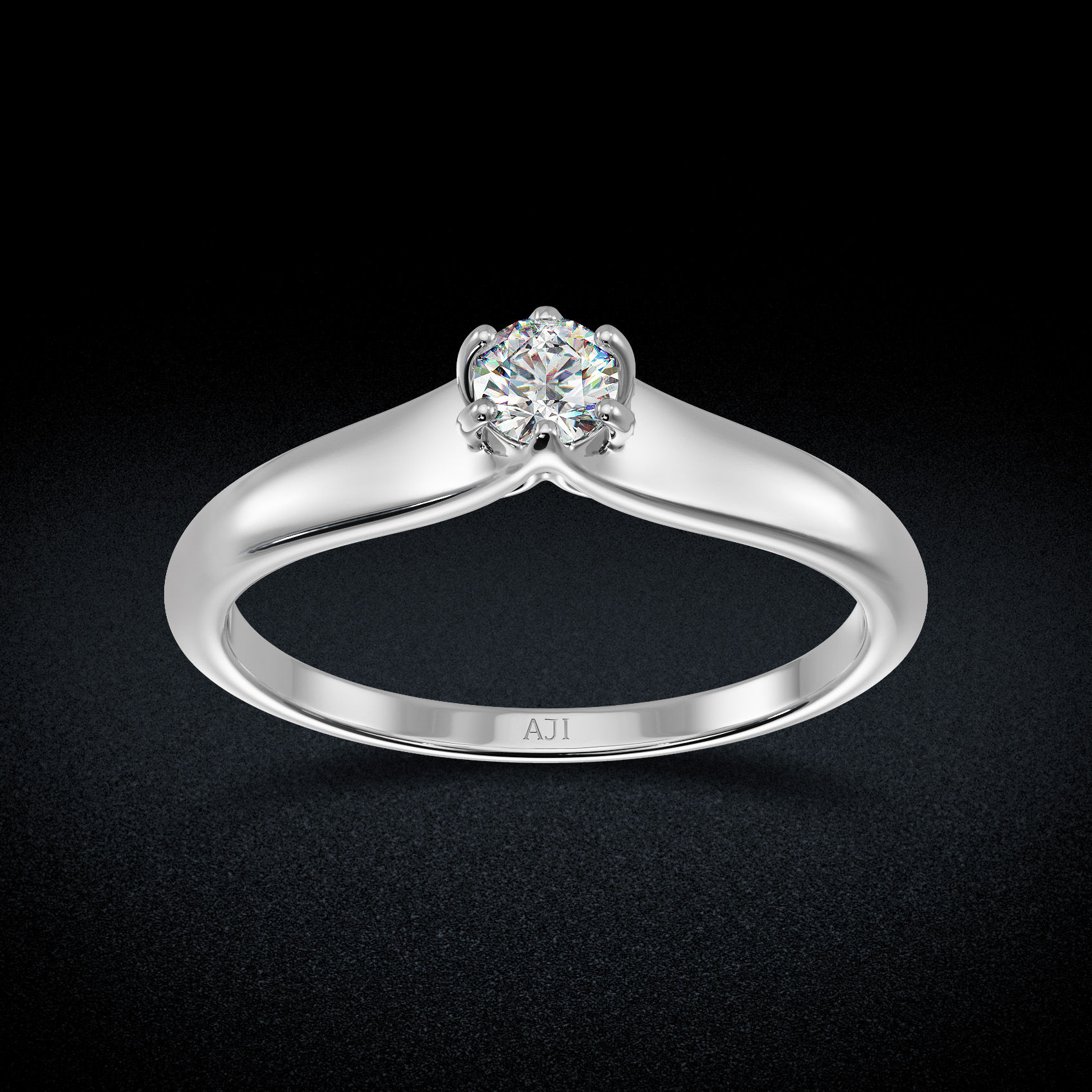 Luminosity Platinum Women Ring image