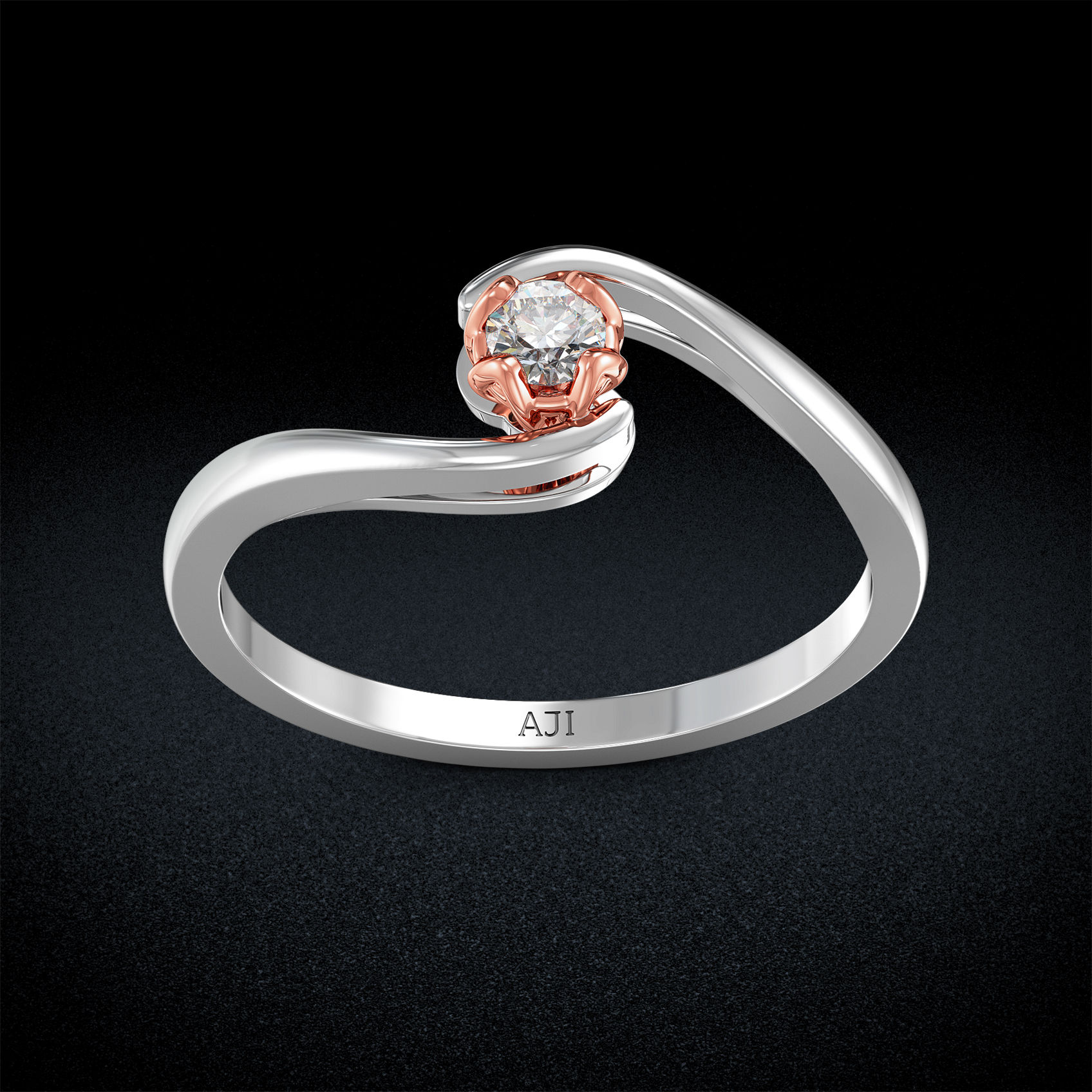 Gleam Platinum Women Ring image
