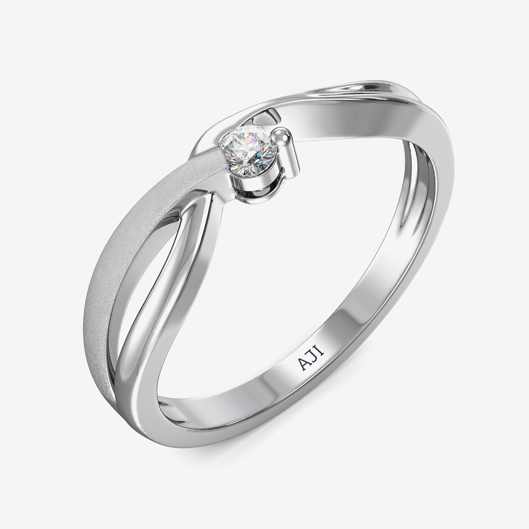 Delightful Platinum Women Ring