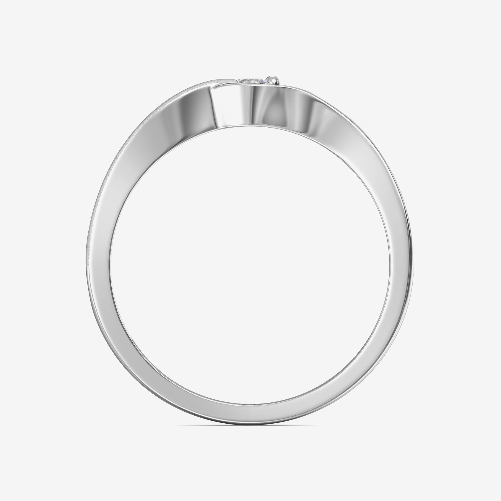 Delightful Platinum Women Ring image
