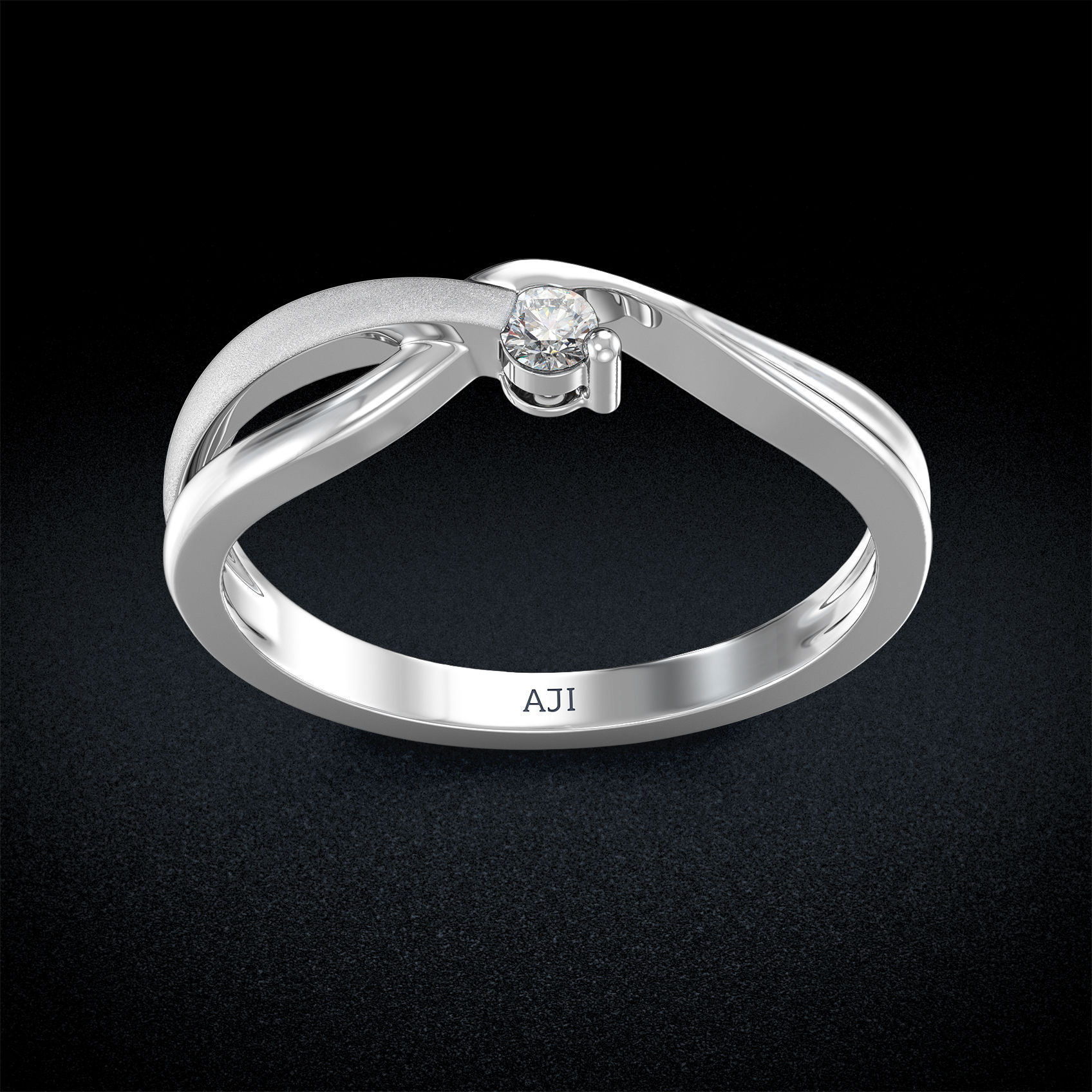Delightful Platinum Women Ring image