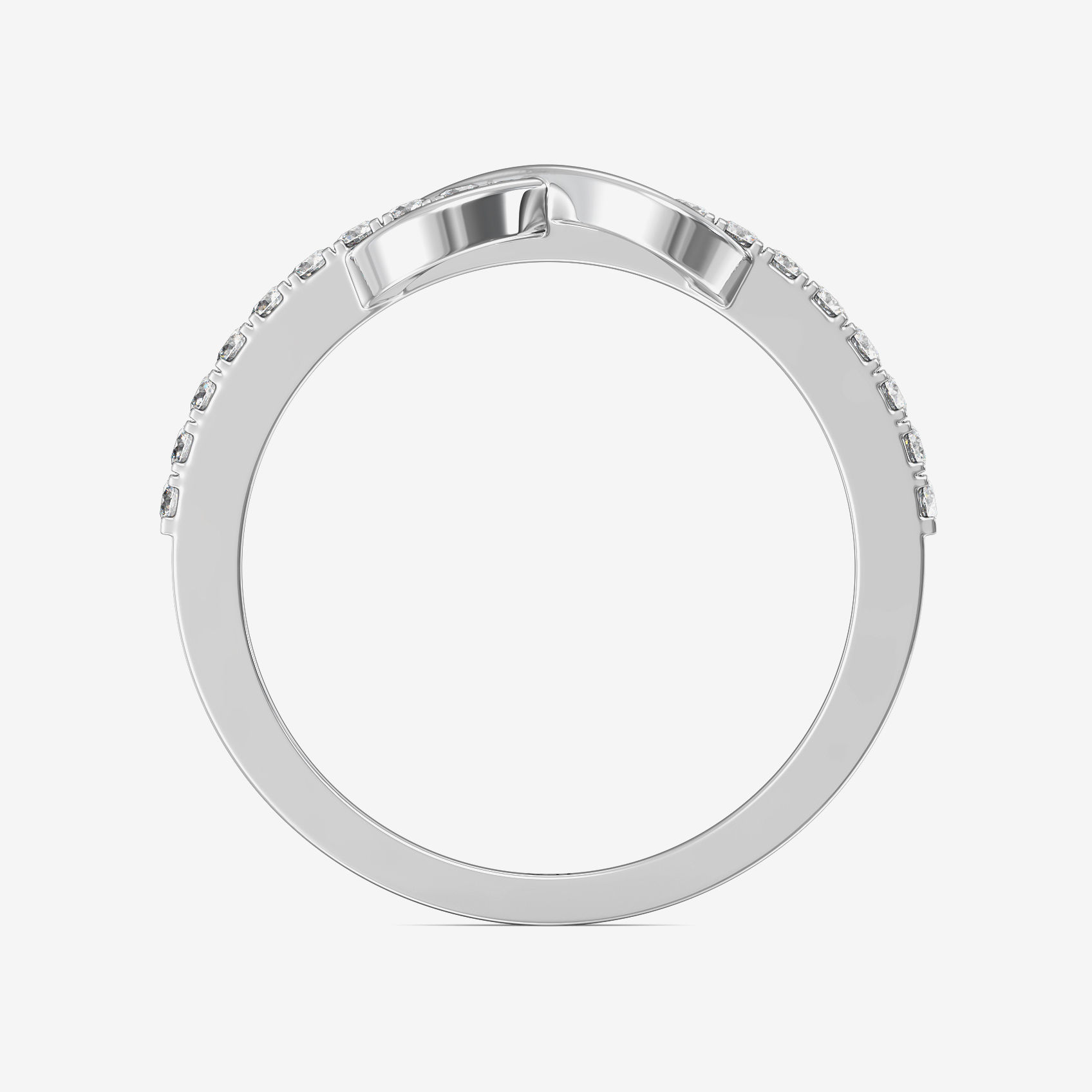 Blended Platinum Women Ring image
