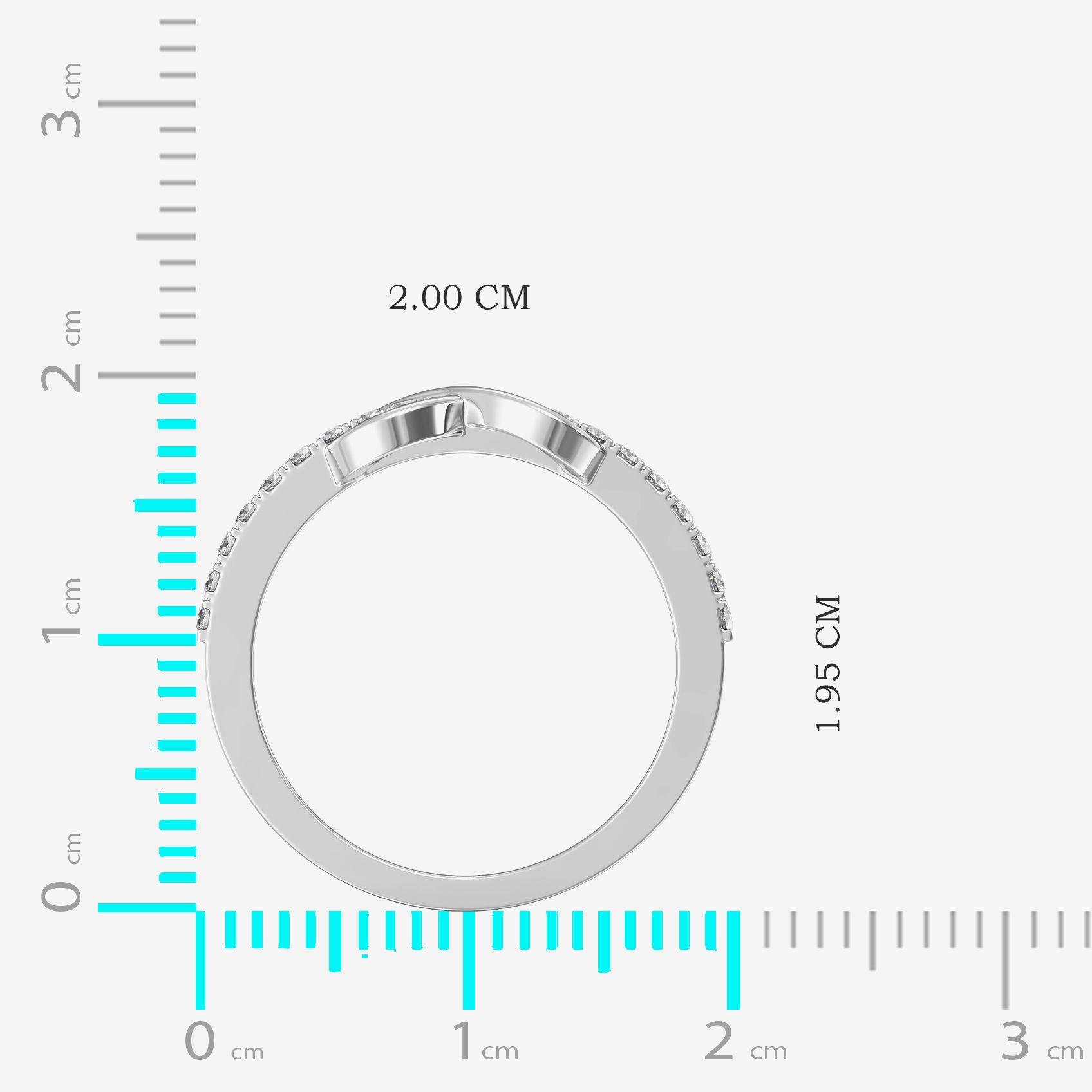 Blended Platinum Women Ring image