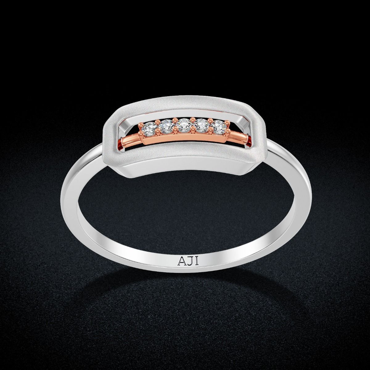 cluster Platinum Ring image
