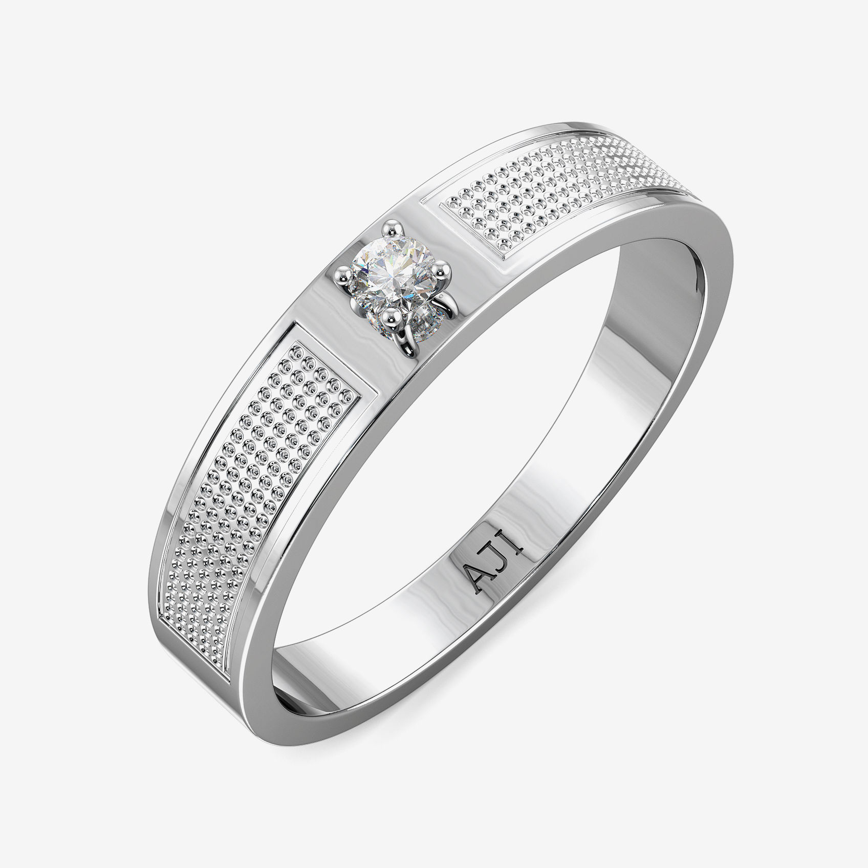 Gleaming Platinum Ring