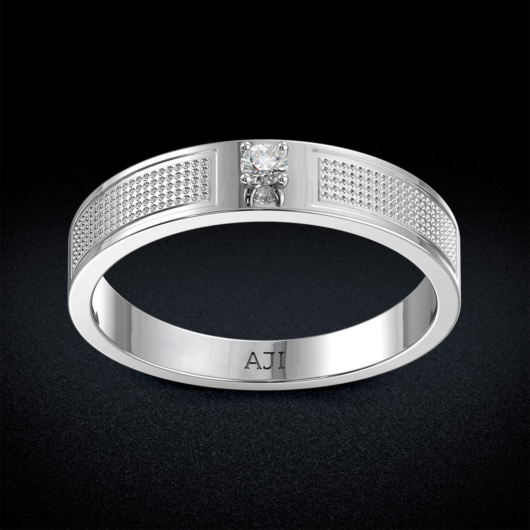 Gleaming Platinum Ring image