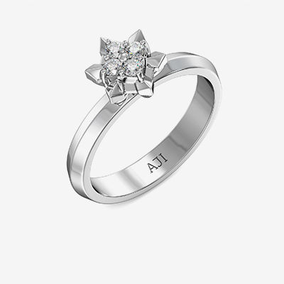 Flowering Joy  Platinum Ring alternate view 1