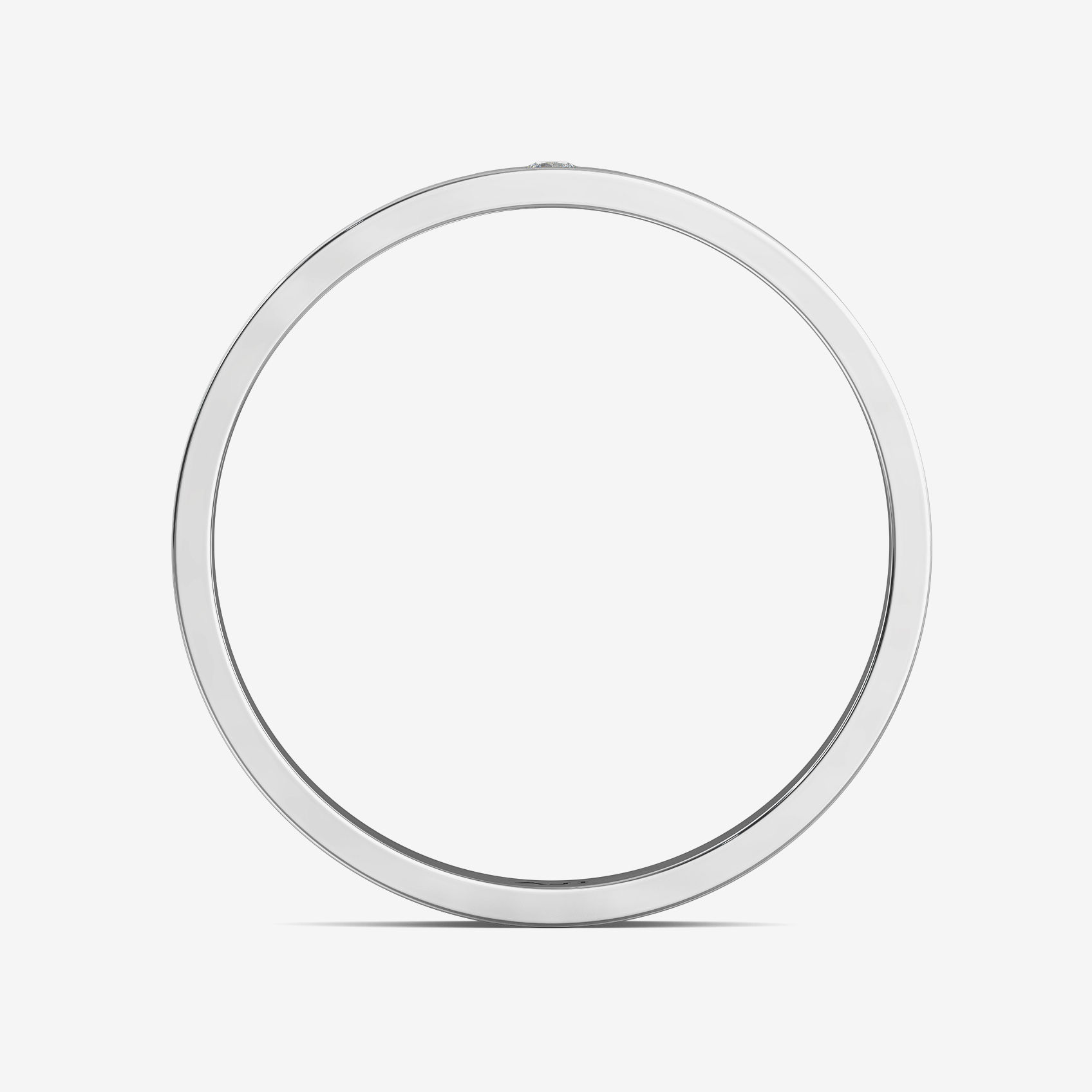 Angular Texture Platinum Ring alternate view 3