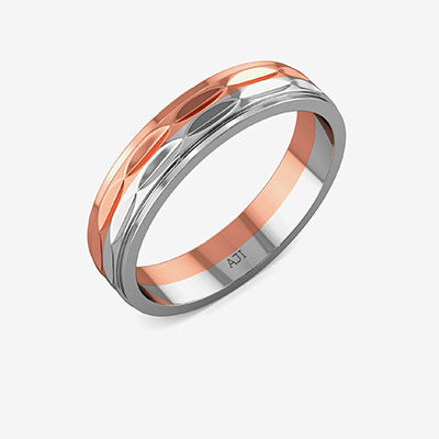 Round Motif Mens Platinum Ring alternate view 1