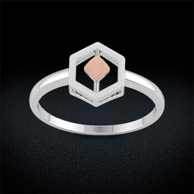 Elegant Platinum Ring alternate view 2