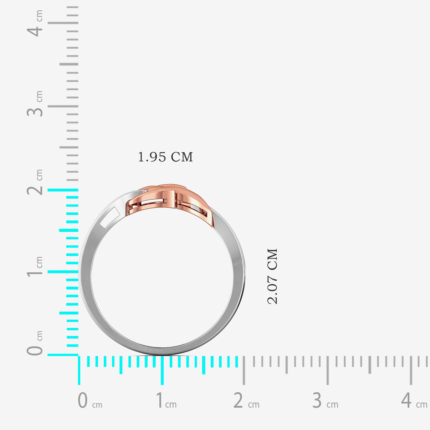 Mesmerizing Leaf Platinum Ring alternate view 3
