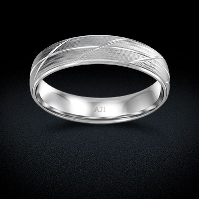 Elementary Platinum Ring alternate view 2
