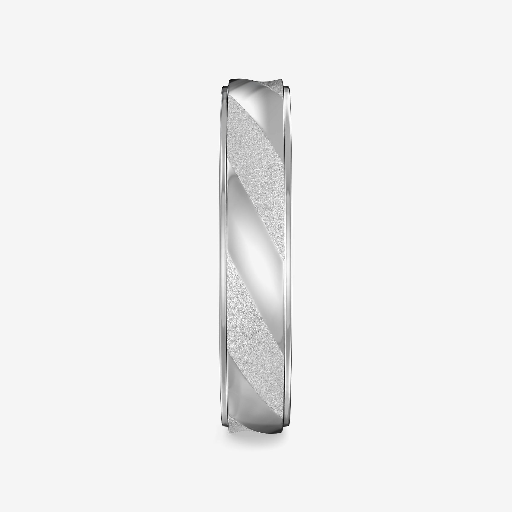 Curvilinear Platinum Ring alternate view 3