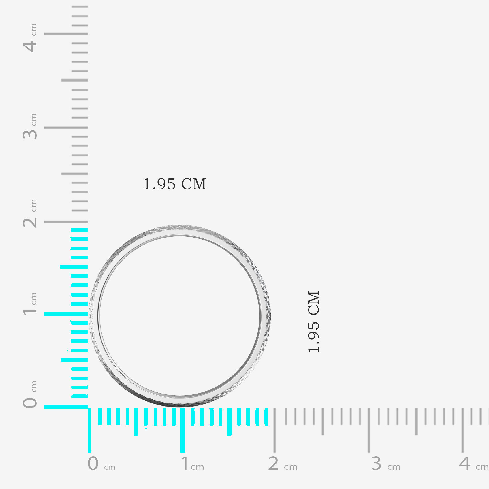 Minimalist Platinum Ring image