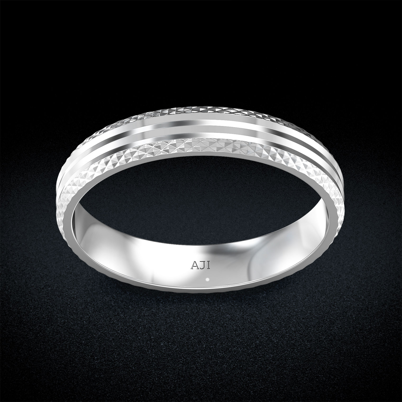 Minimalist Platinum Ring image