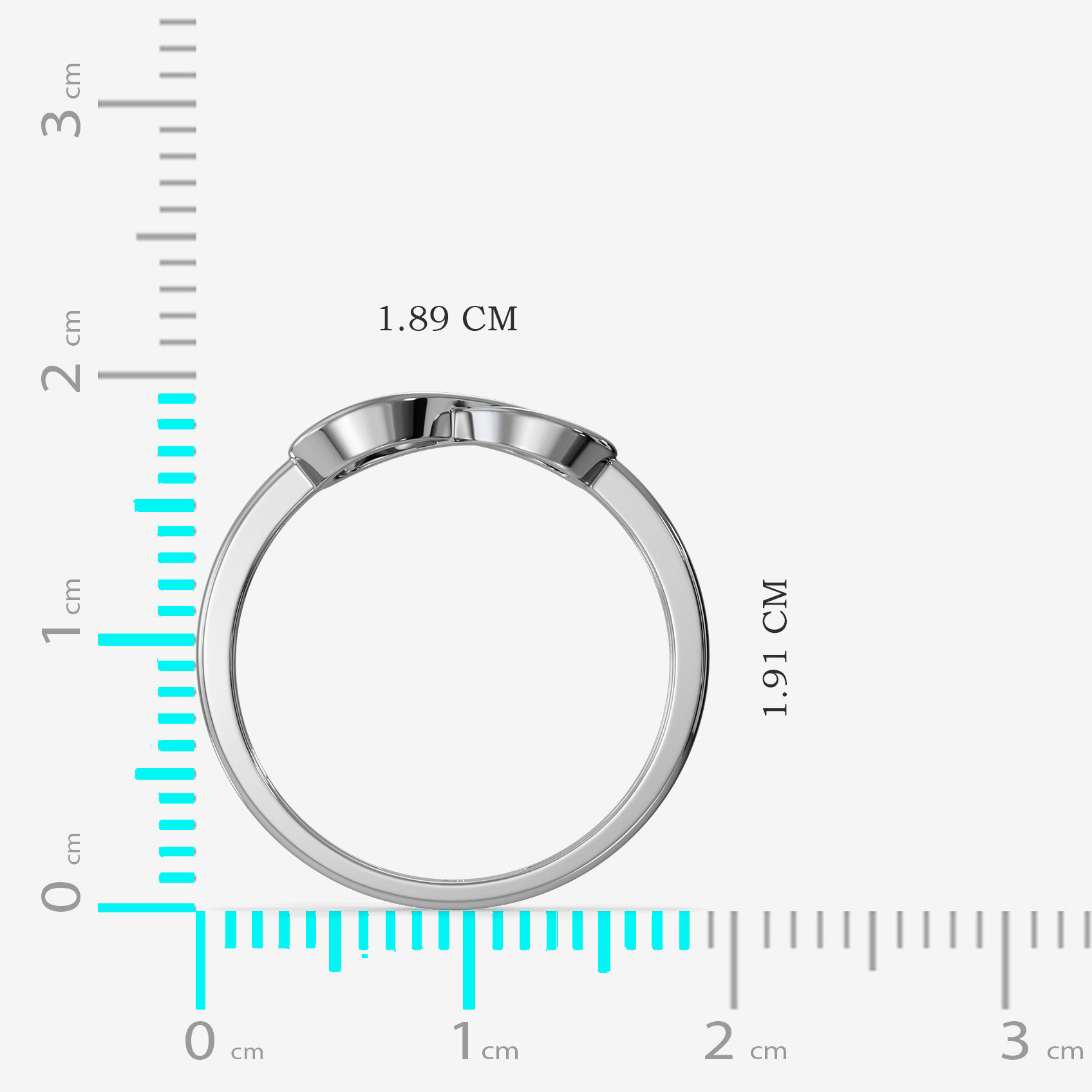 Eternal Infinity Platinum Ring alternate view 3