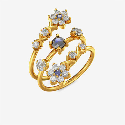 Starry Night Gemstone Twirl Ring alternate view 1