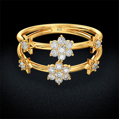 Gemstone Floweret Tiara Ring alternate view 2