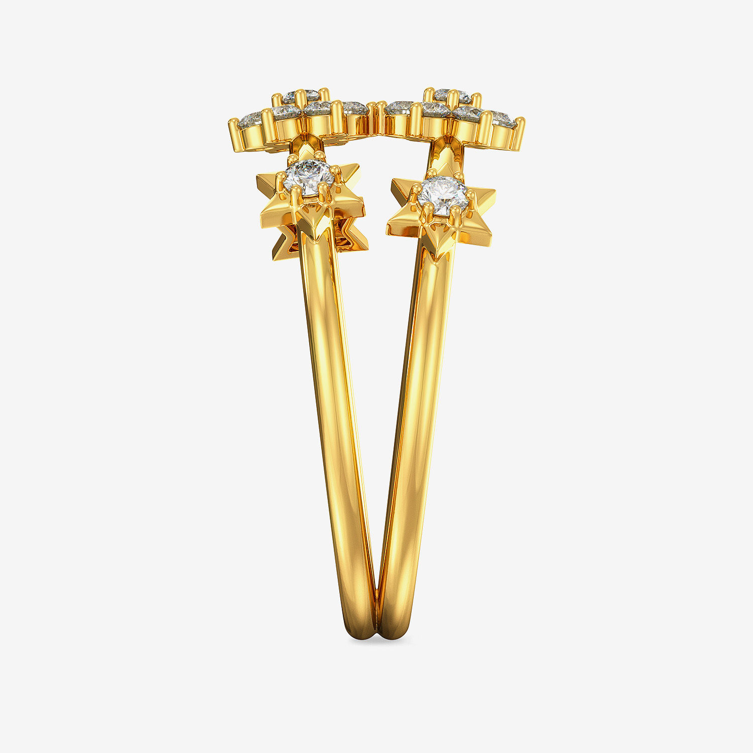 Gemstone Floweret Tiara Ring image
