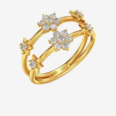 Gemstone Floweret Tiara Ring alternate view 1