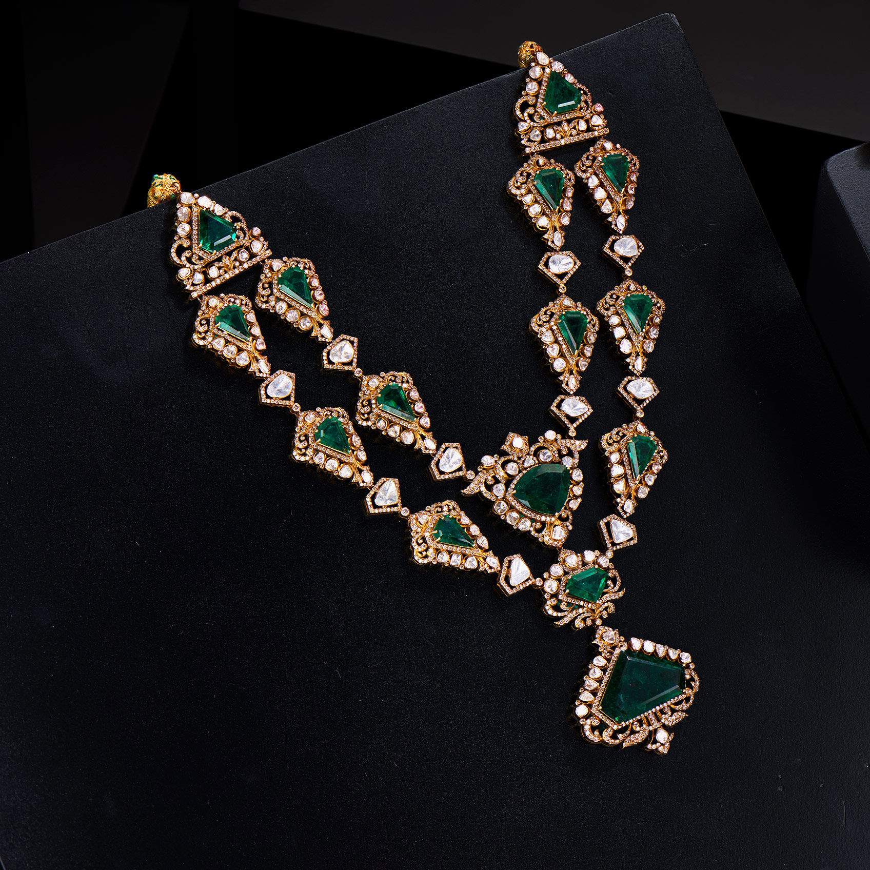 Joyalukkas Gold Necklace Designs Joyalukkas Uncut Diamond