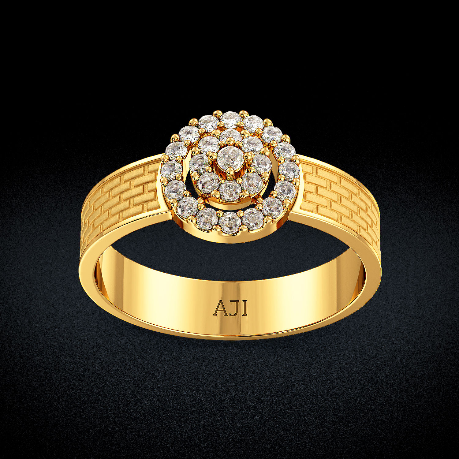 Uncut Diamond Round Ring image