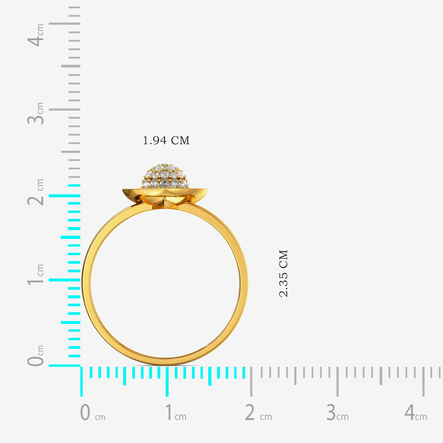 Crystal Heart Core Stunning Ring image