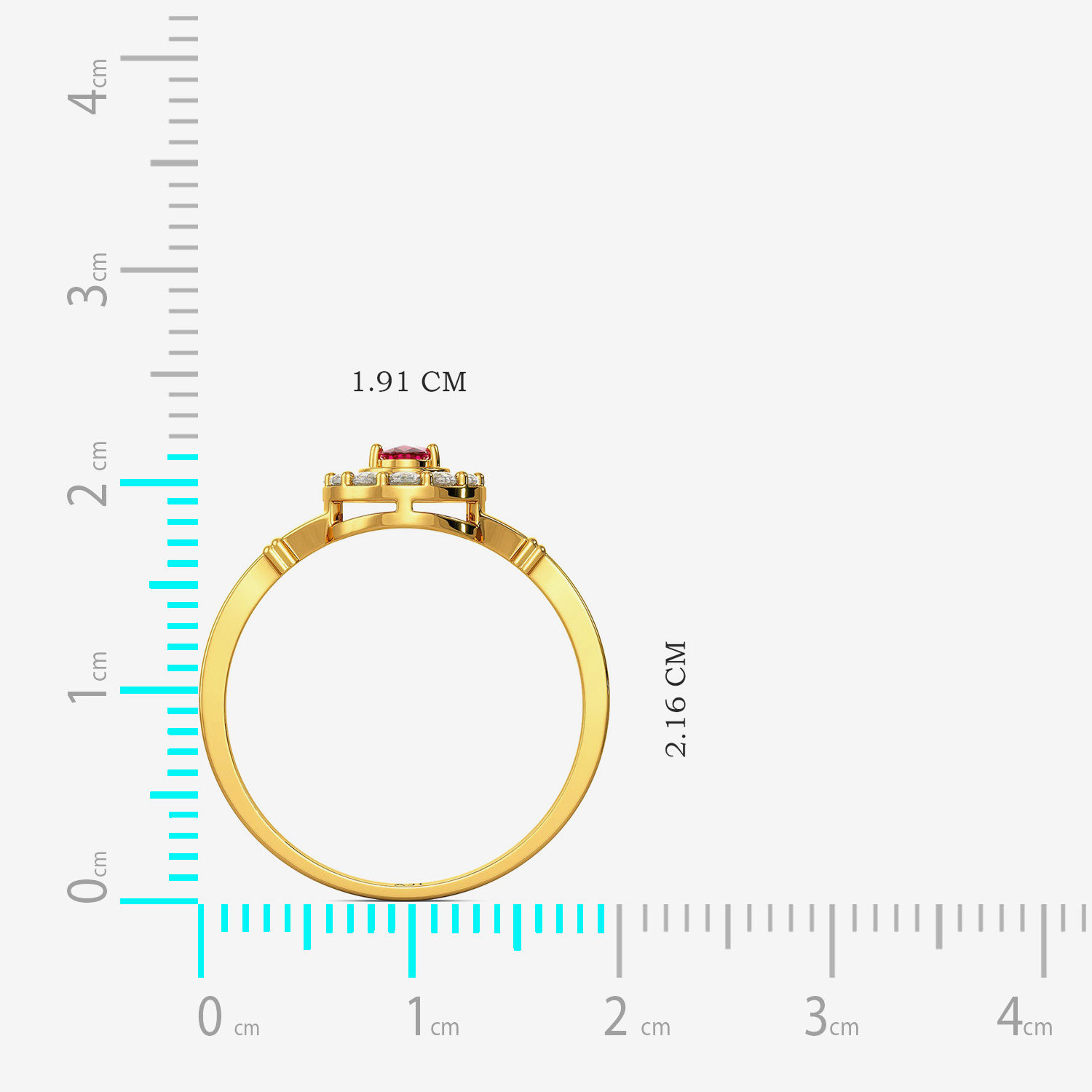 Uncut Diamond Oval Ring image