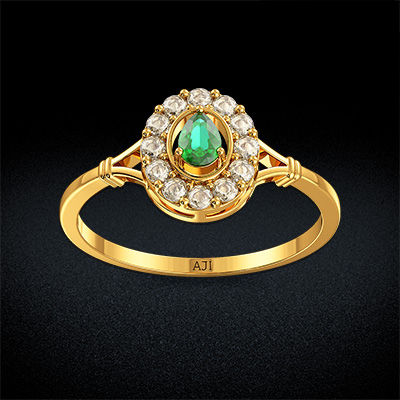 Emerald Bombastic Beauty Ring alternate view 2