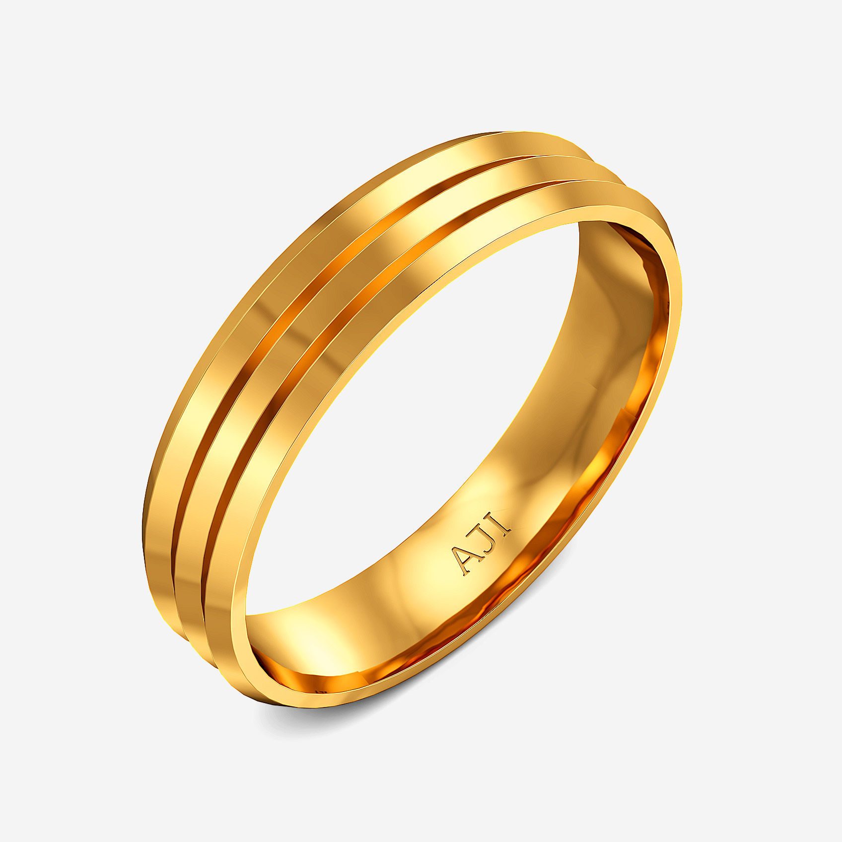 Twin Arc Gold Womens Ring