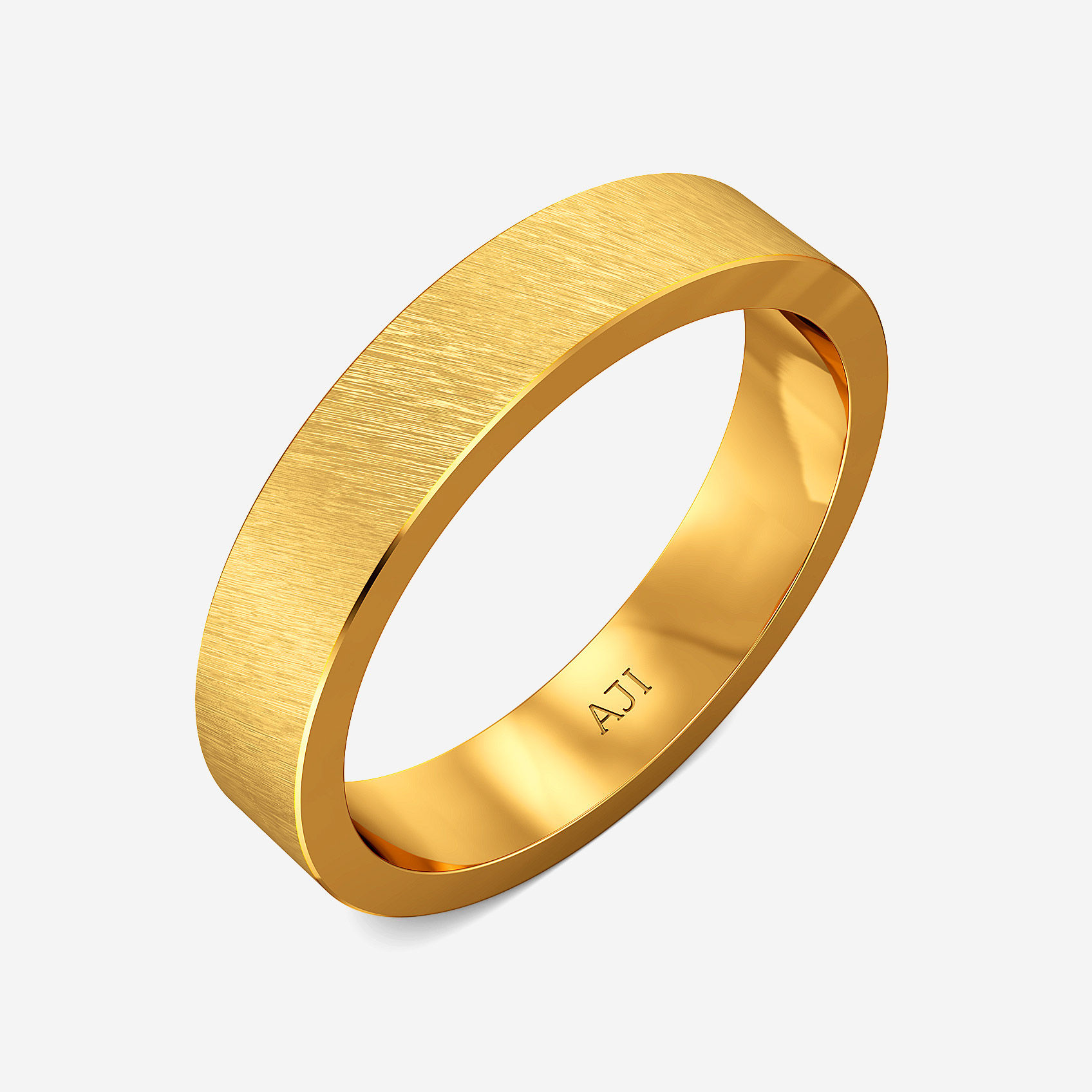 Frosted Bond Gold Womens Ring
