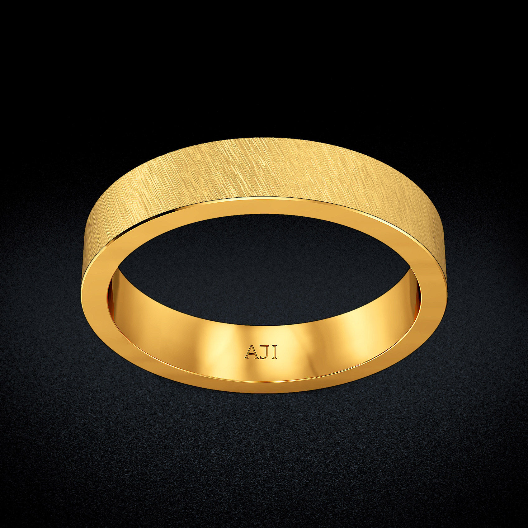 Frosted Bond Gold Womens Ring image