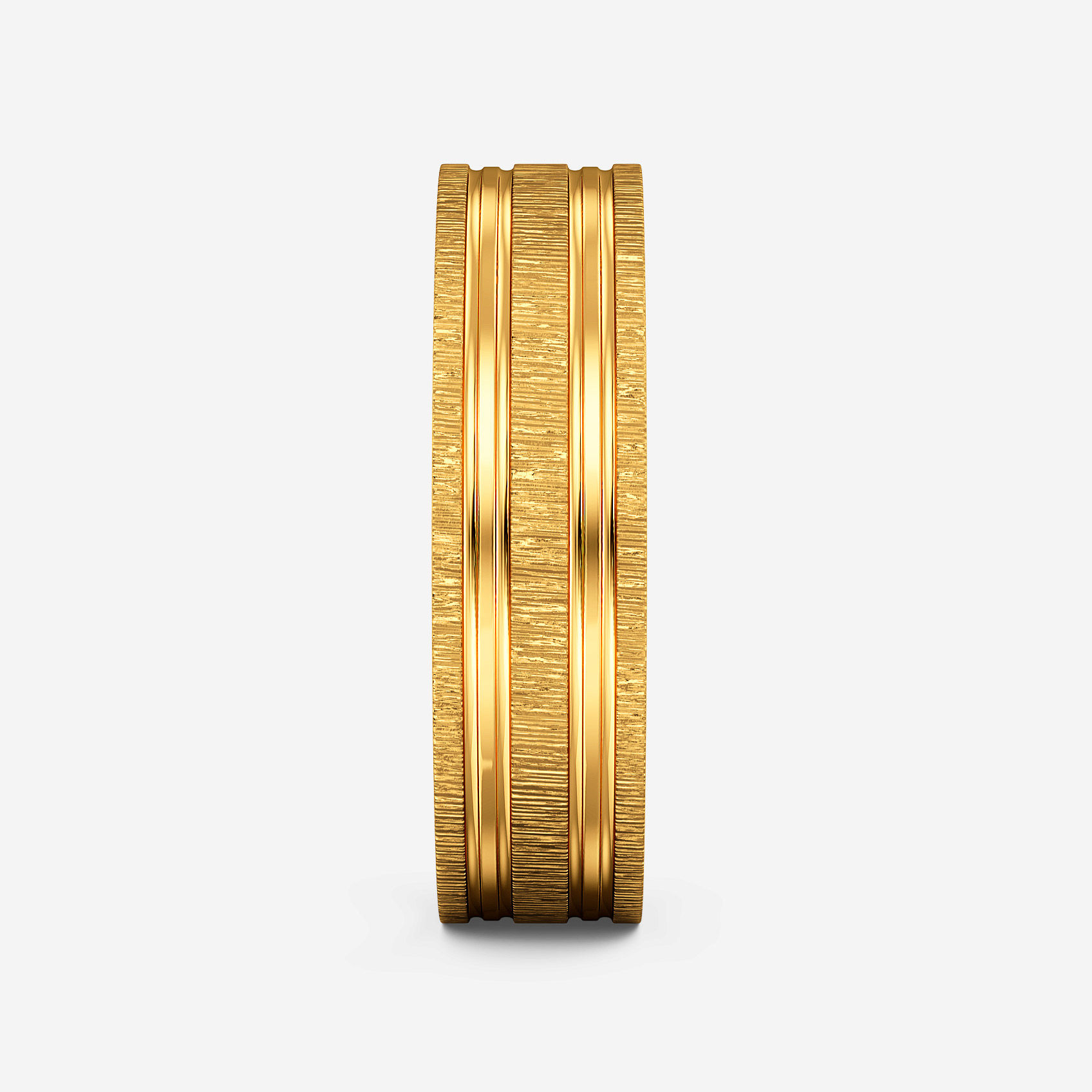 Parallel Gleam Gold Mens Ring alternate view 1
