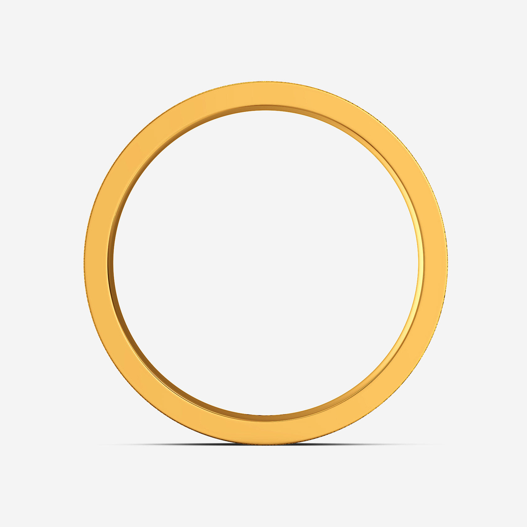 Parallel Gleam Gold Mens Ring alternate view 2