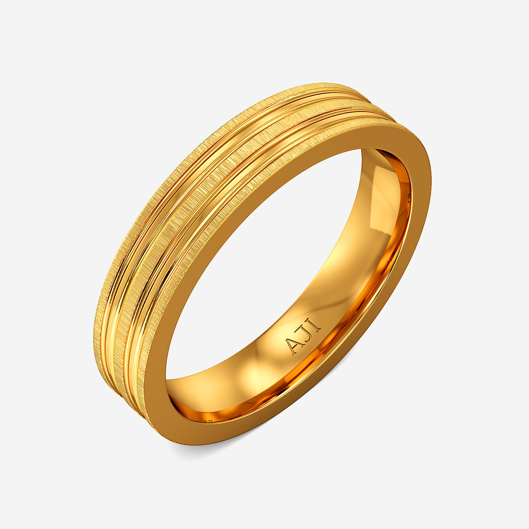 Parallel Gleam Gold Womens Ring