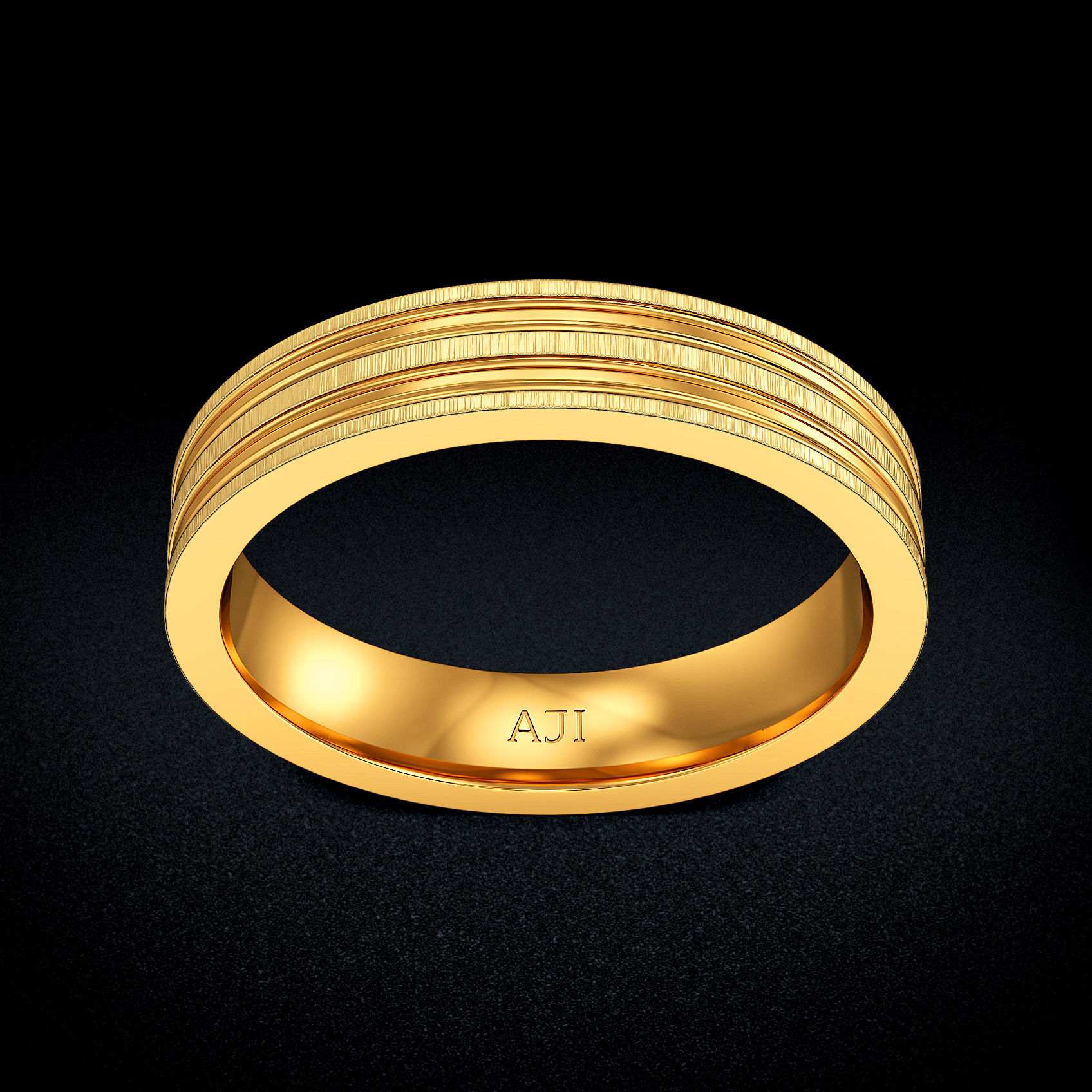 Parallel Gleam Gold Womens Ring image