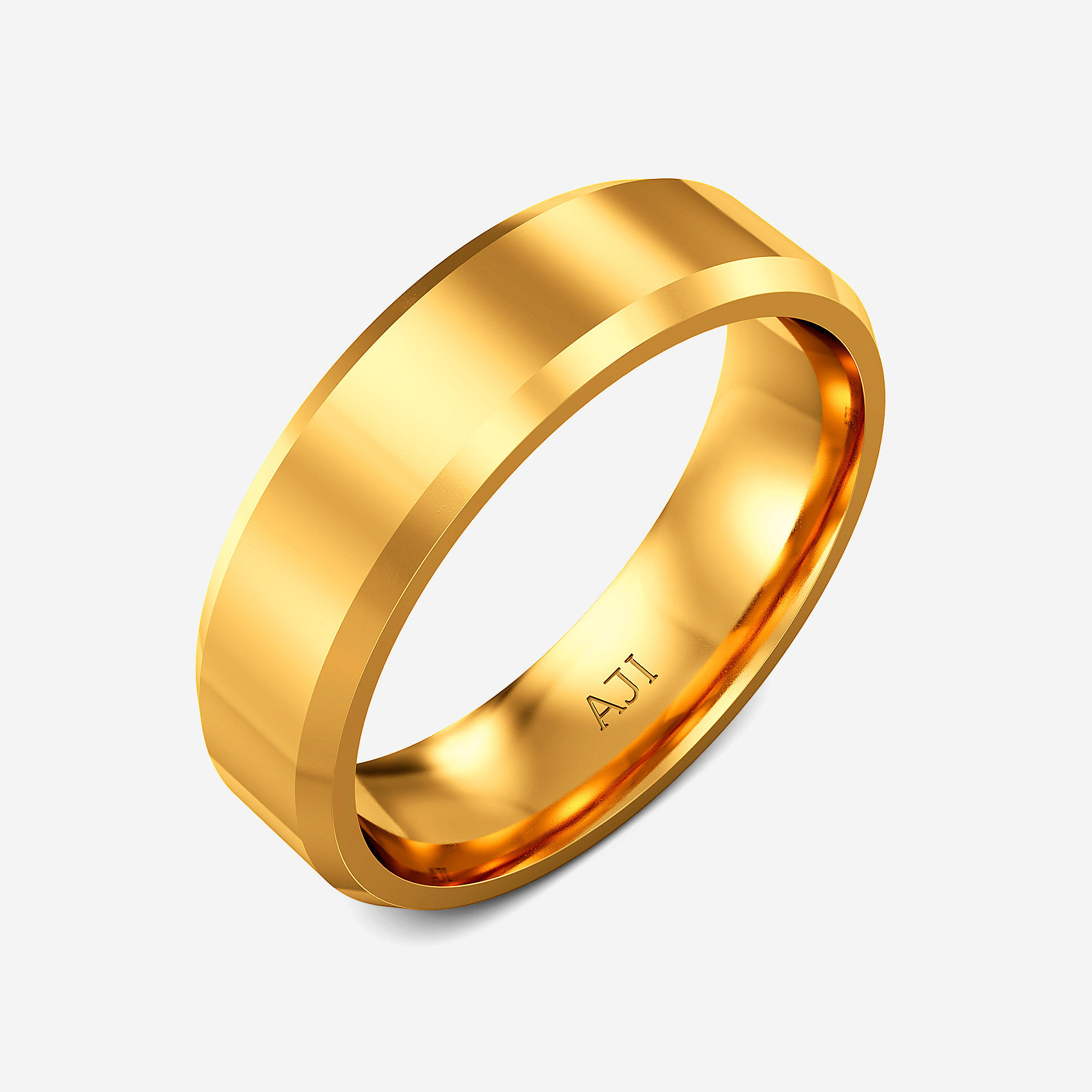 Timeless Duo Gold Mens Ring