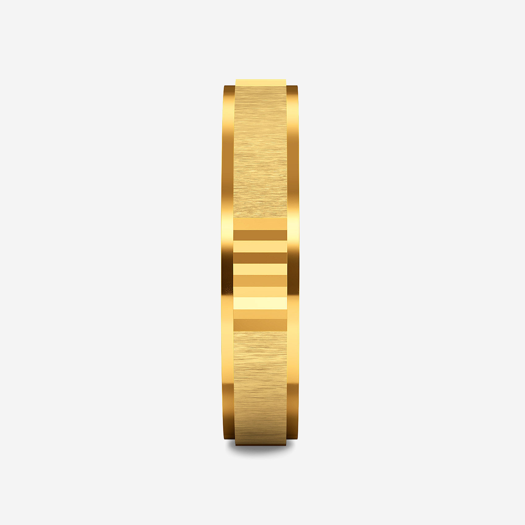 Linear Bond Gold Womens Band alternate view 1