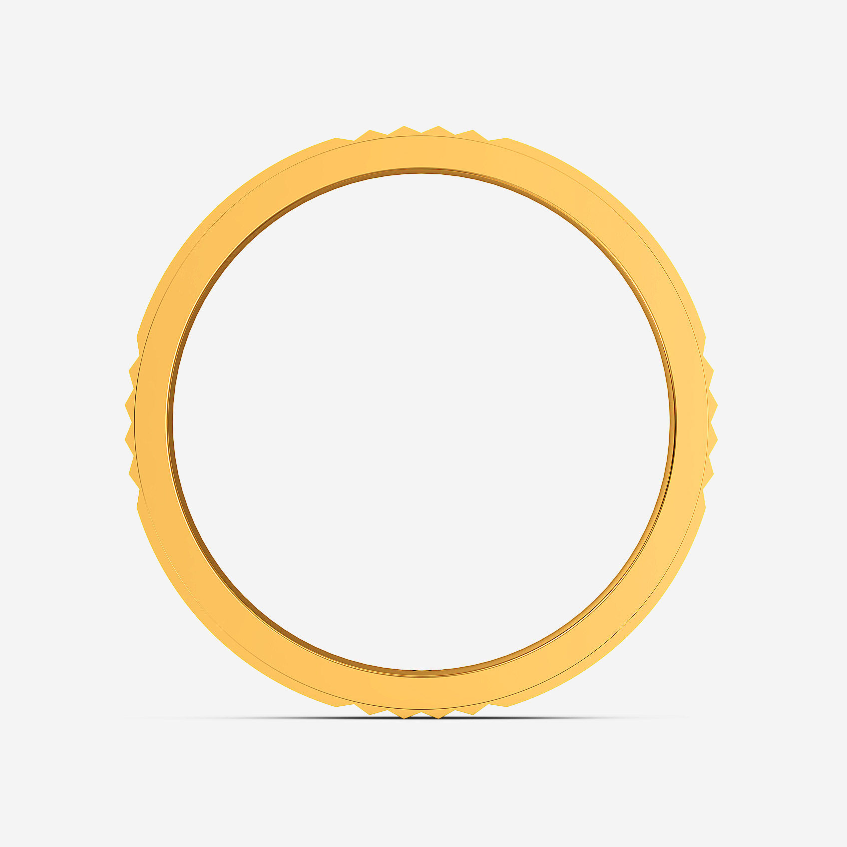 Linear Bond Gold Womens Band alternate view 2