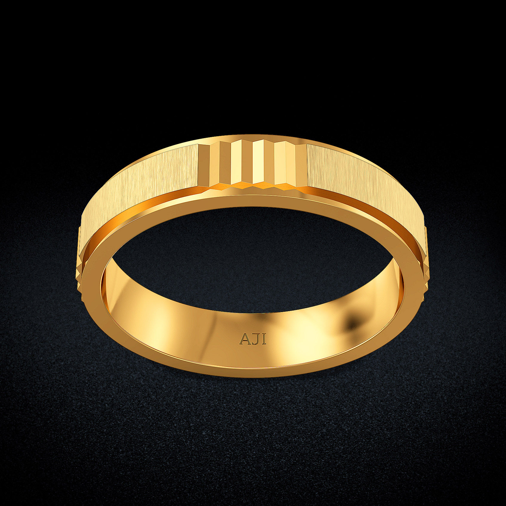 Linear Bond Gold Womens Band image