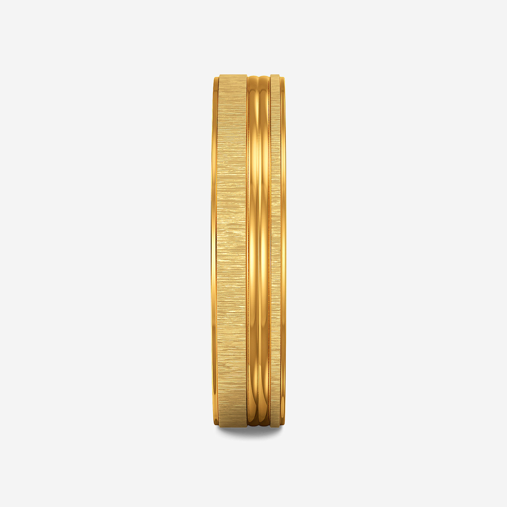 Patterned Bond Gold Womens Ring alternate view 1