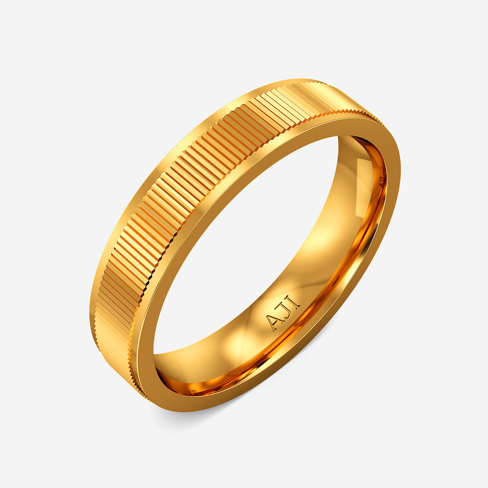 Harmony Lines Gold Womens Ring
