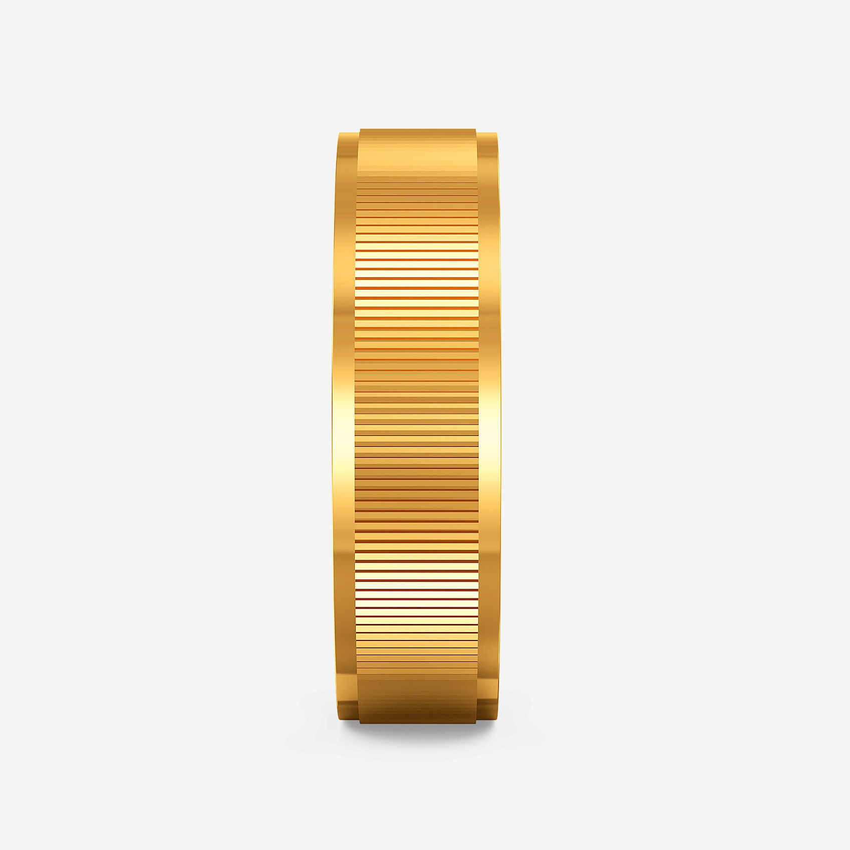 Harmony Lines Gold Mens Ring alternate view 1