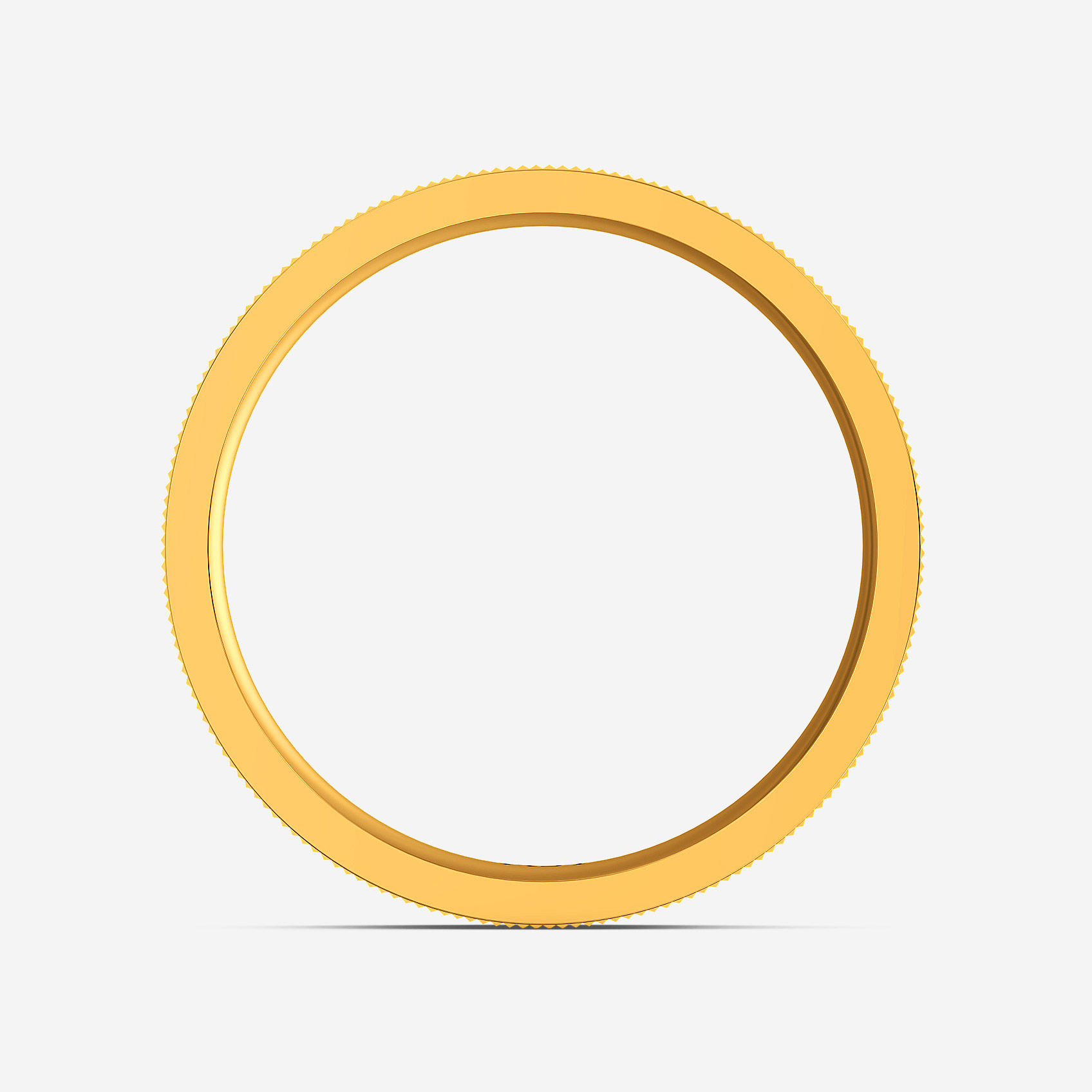 Harmony Lines Gold Mens Ring alternate view 2