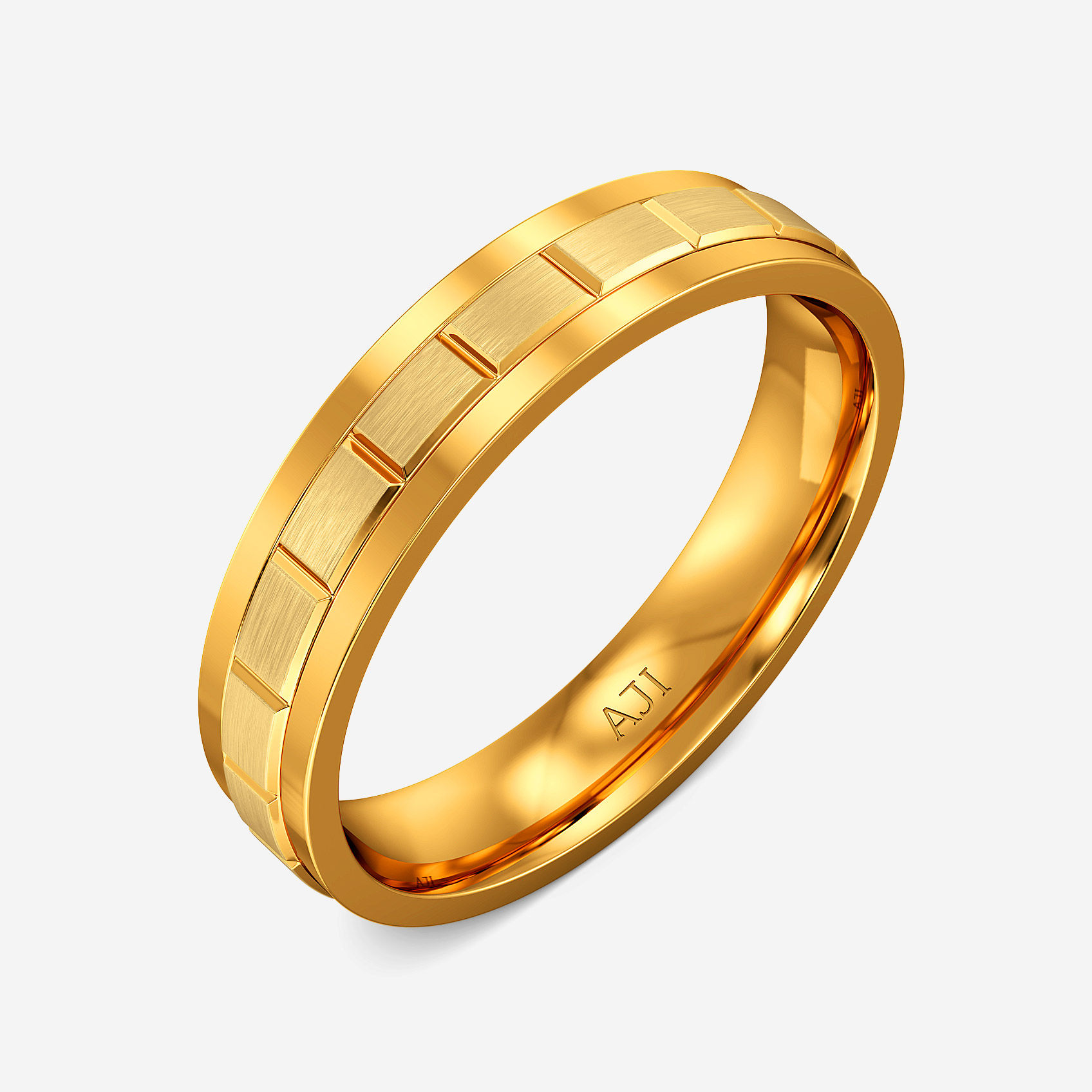 Sharp Glow Gold Womens Ring